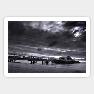 Bournemouth Pier And Beach Dorset Sticker